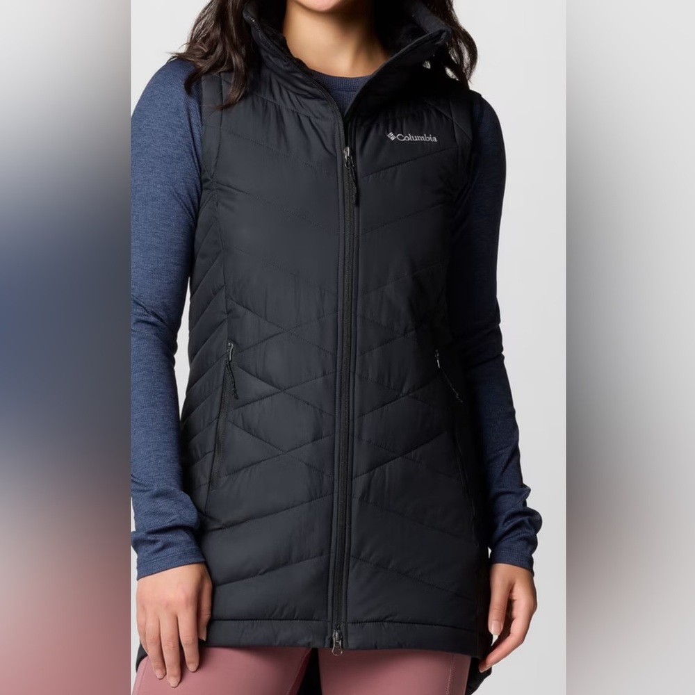 Medium Columbia Omni heat vest long design